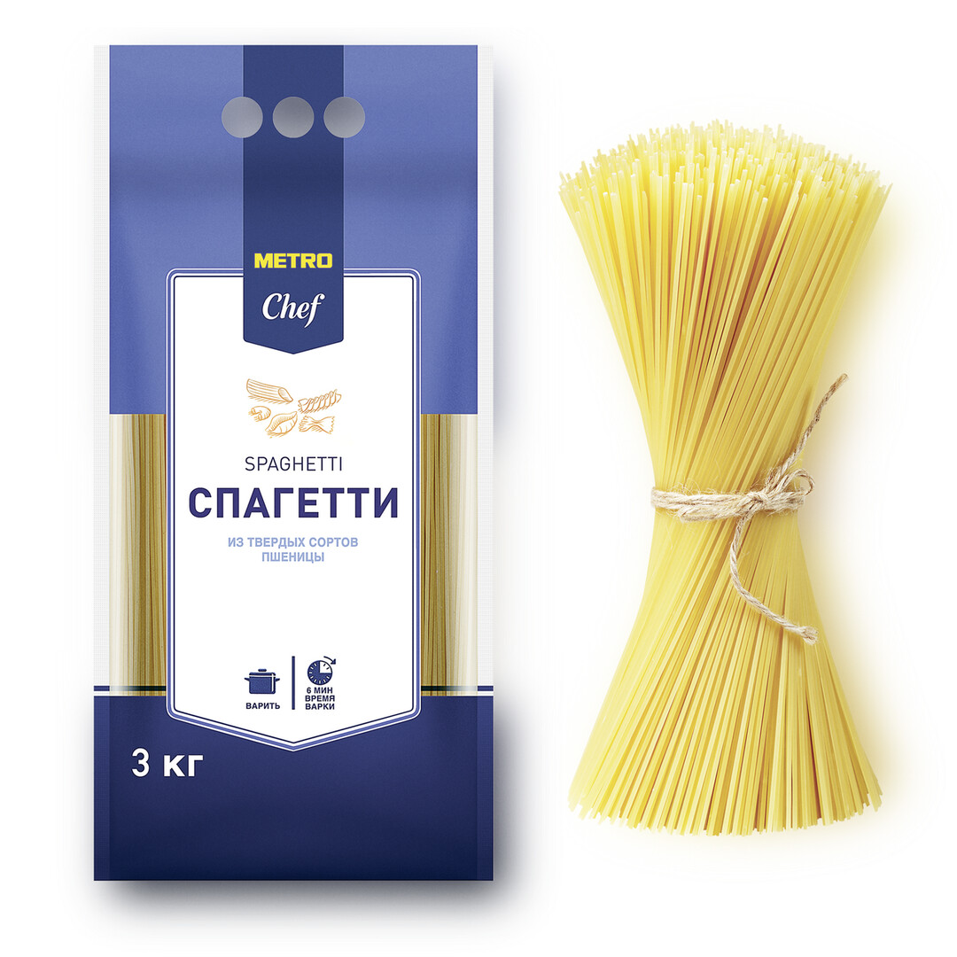 METRO Chef Макароны спагетти, 3кг