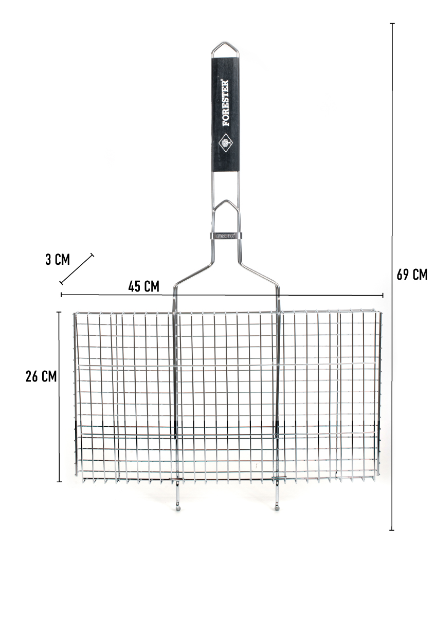 Решетка-гриль Forester большая 26 х 45 см