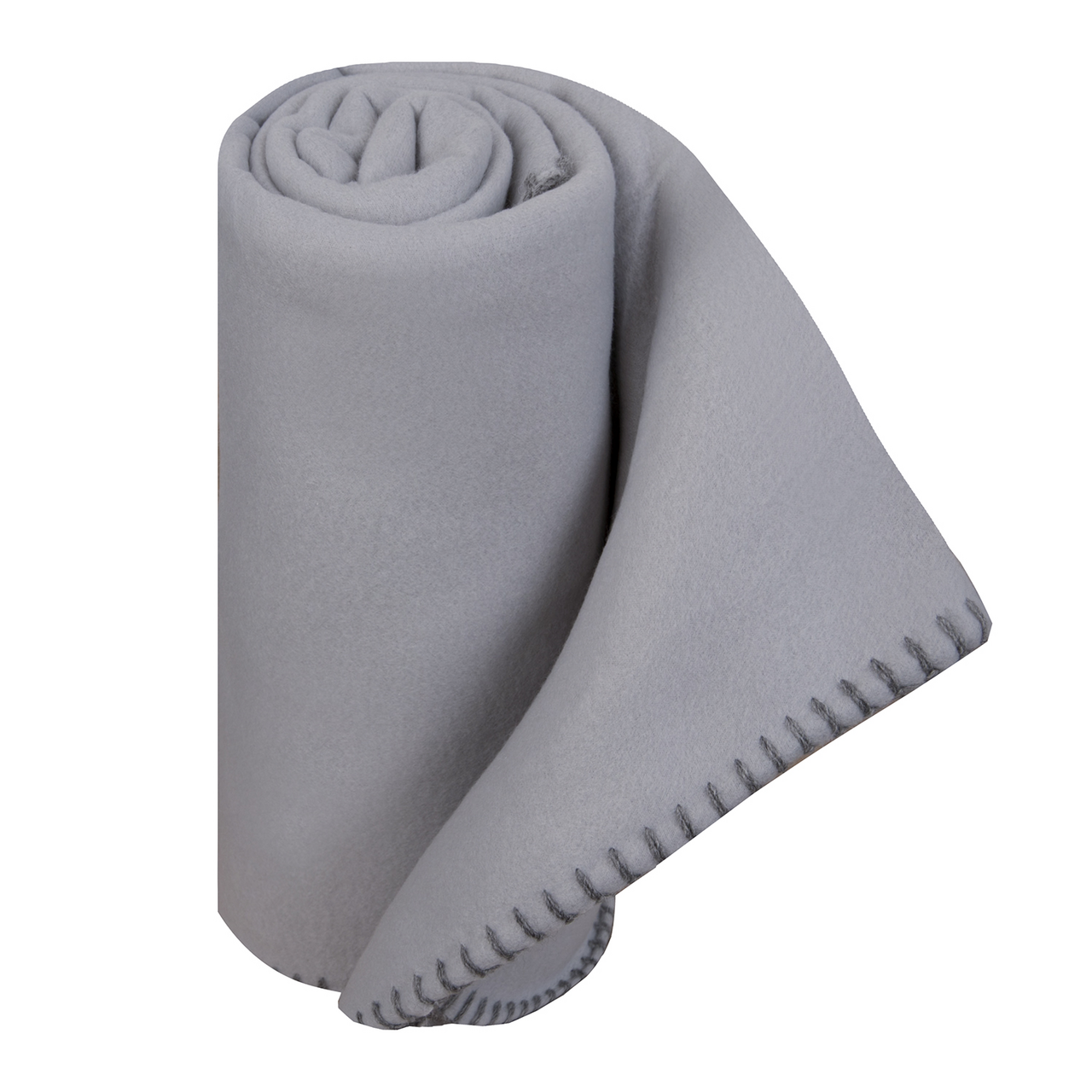 Tarrington House Плед флисовый светло-серый, 130 х 170см