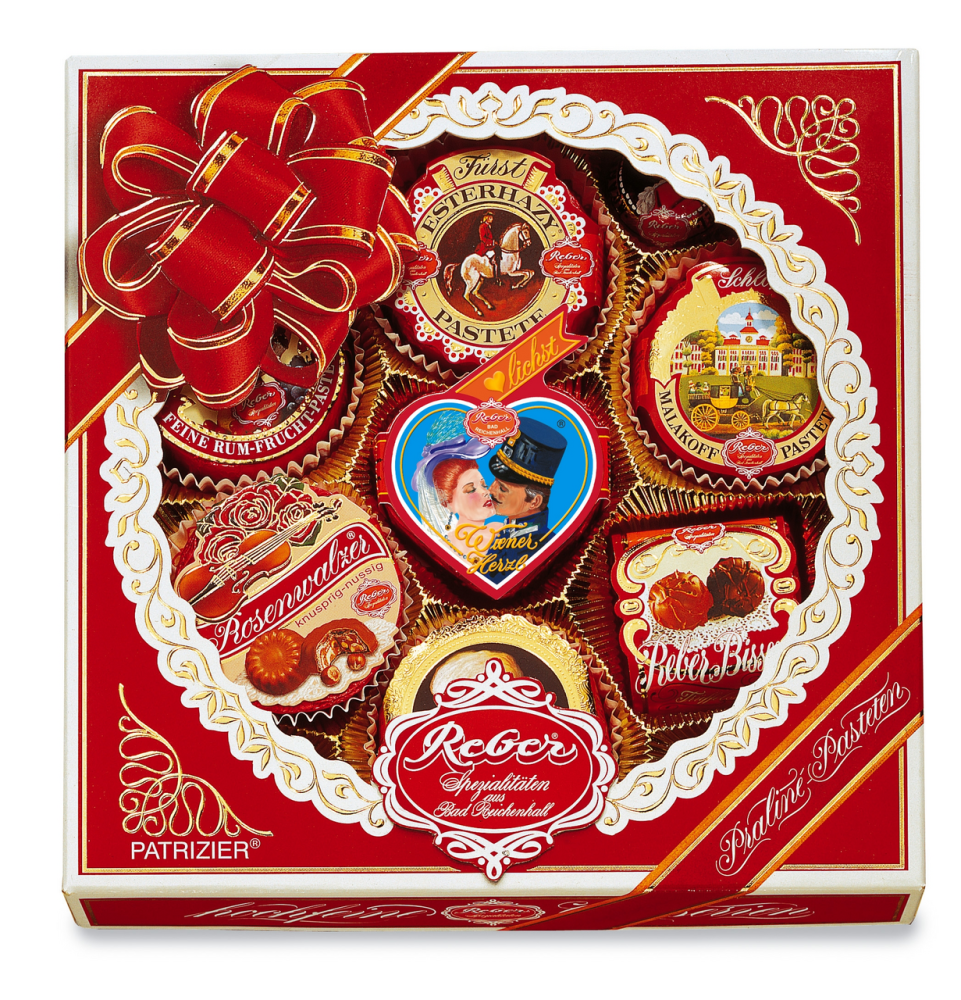 Набор Reber Patrizier шоколадные в подарочном наборе с окном