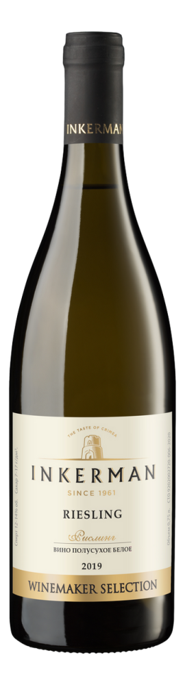 Вино Inkerman Winemaker selection Рислинг белое сухое, 0.75л