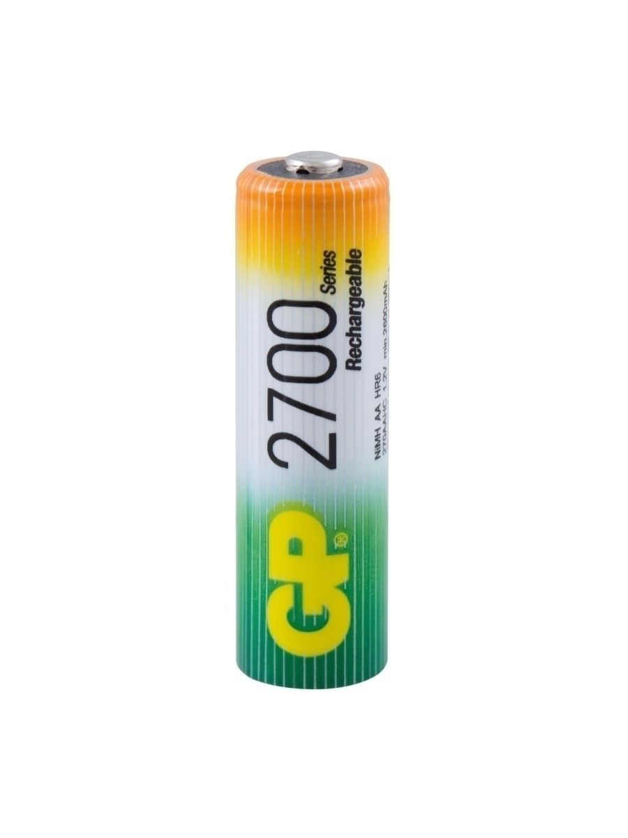 Зарядное устройство + аккумуляторная батарейка GP АА (HR6) 2700 мАч, 2шт + провод micro USB