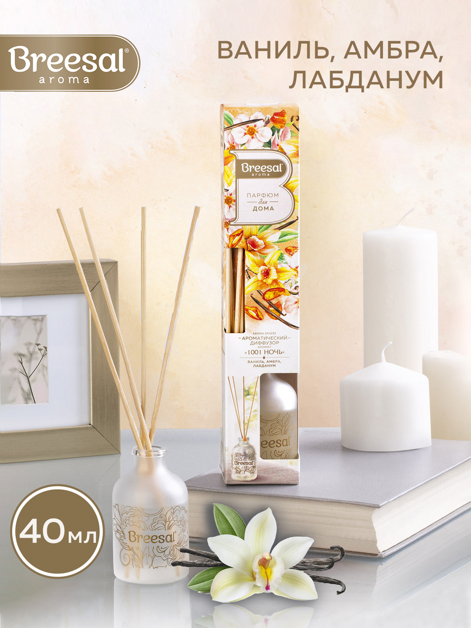 Диффузор Breesal Aroma Sphere 1001 ночь, 40мл