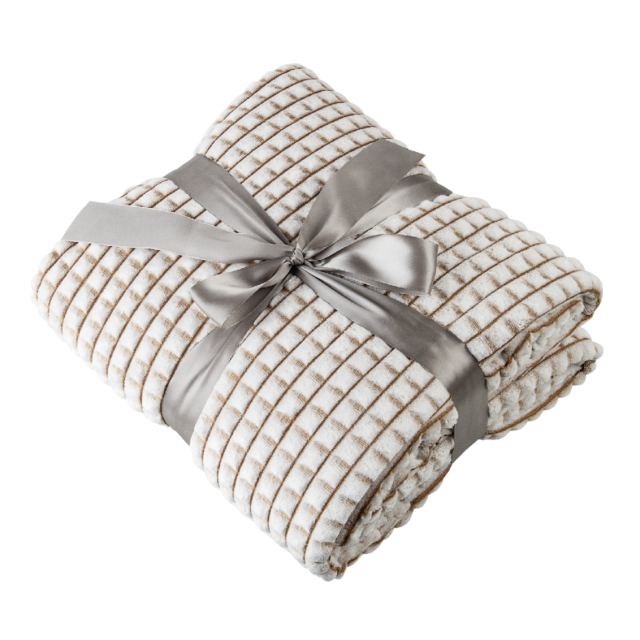 Tarrington House Плед песочный микрофибра велюр 280г, 200 x 220см