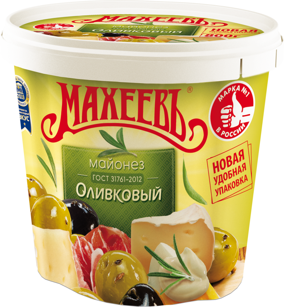 Майонез Махеевъ оливковый 50,5% 800 мл