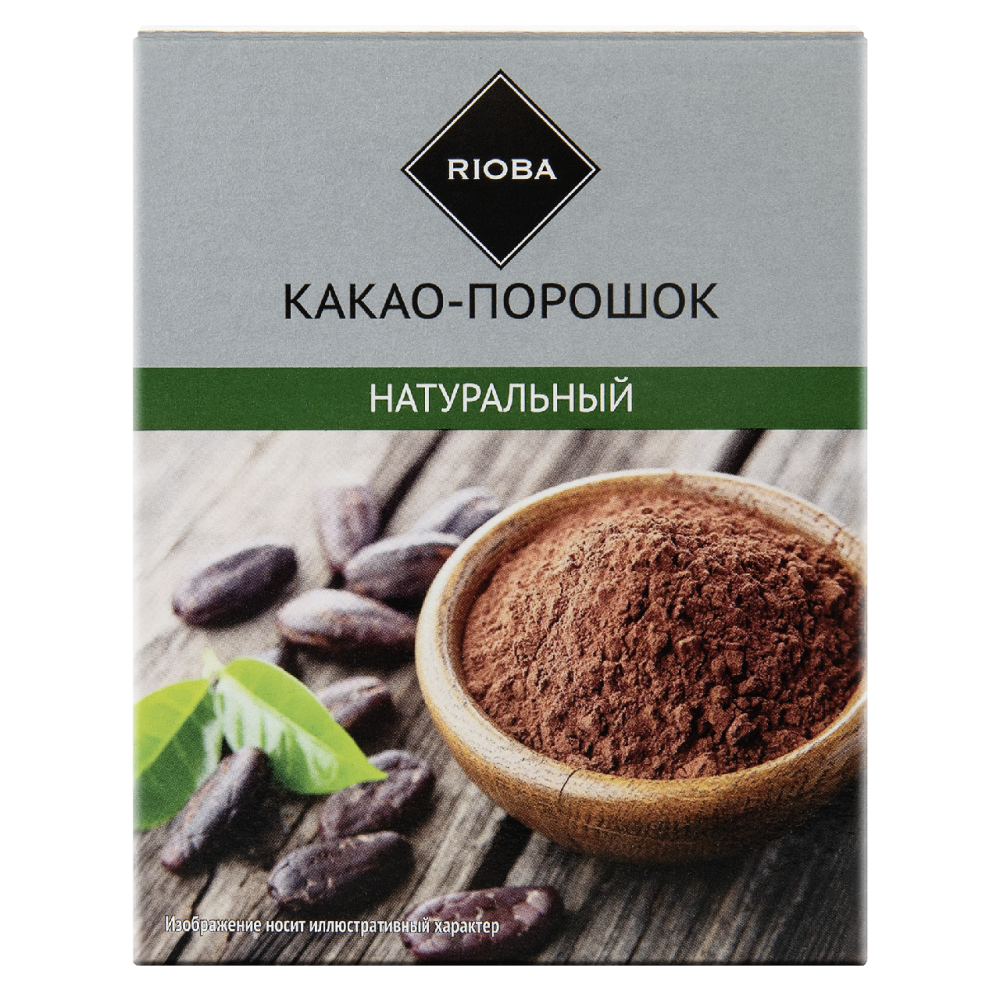 RIOBA какао-порошок натуральный, 100г