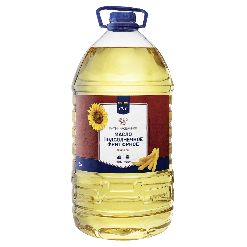 METRO Chef Масло подсолнечное для фритюра рафинированное, 5л