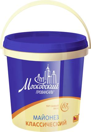 Майонез МОСКОВСКИЙ ПРОВАНСАЛЬ 67% ведро, 10л