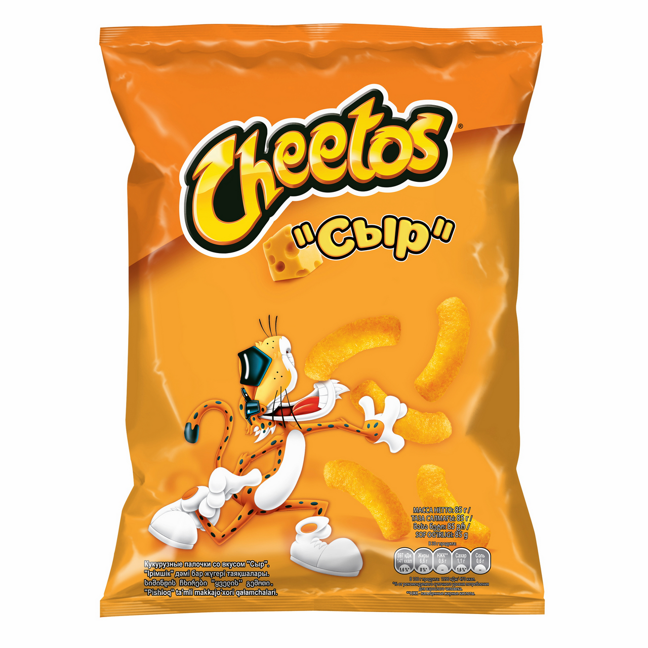 Палочки Cheetos кукурузные со вкусом сыра 85г