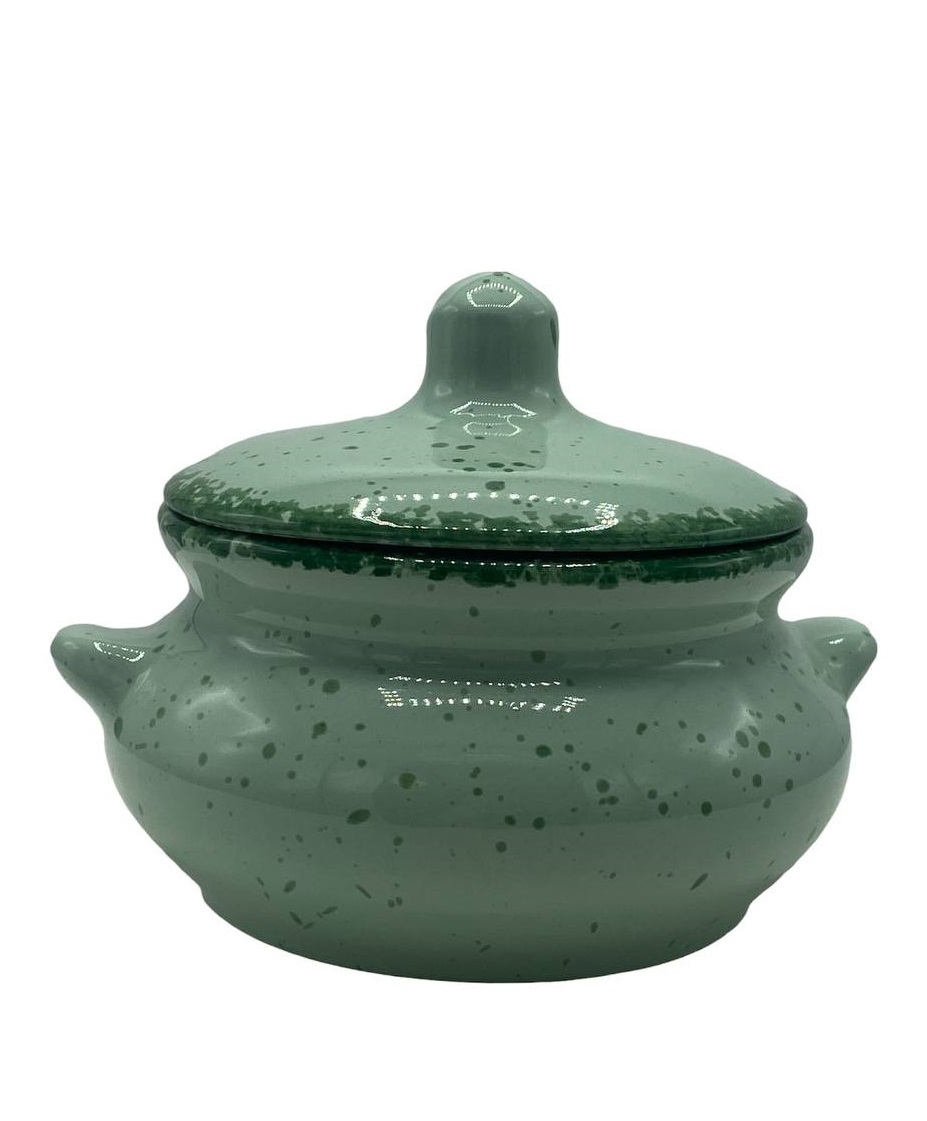 Горшок для запекания Борисовская керамика Лакомка микс цветов, 500мл