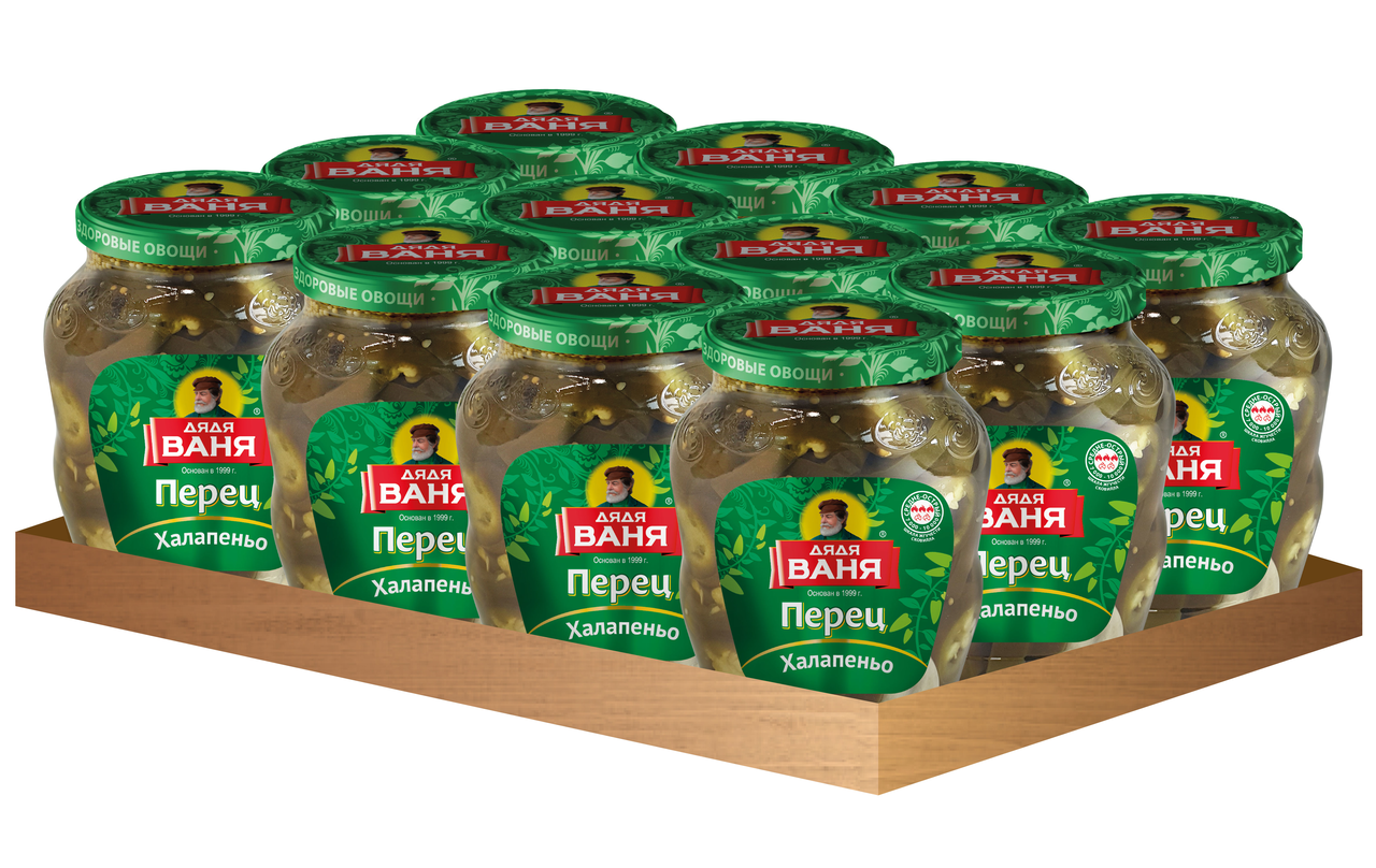 Перец Дядя Ваня Халапеньо 350 г