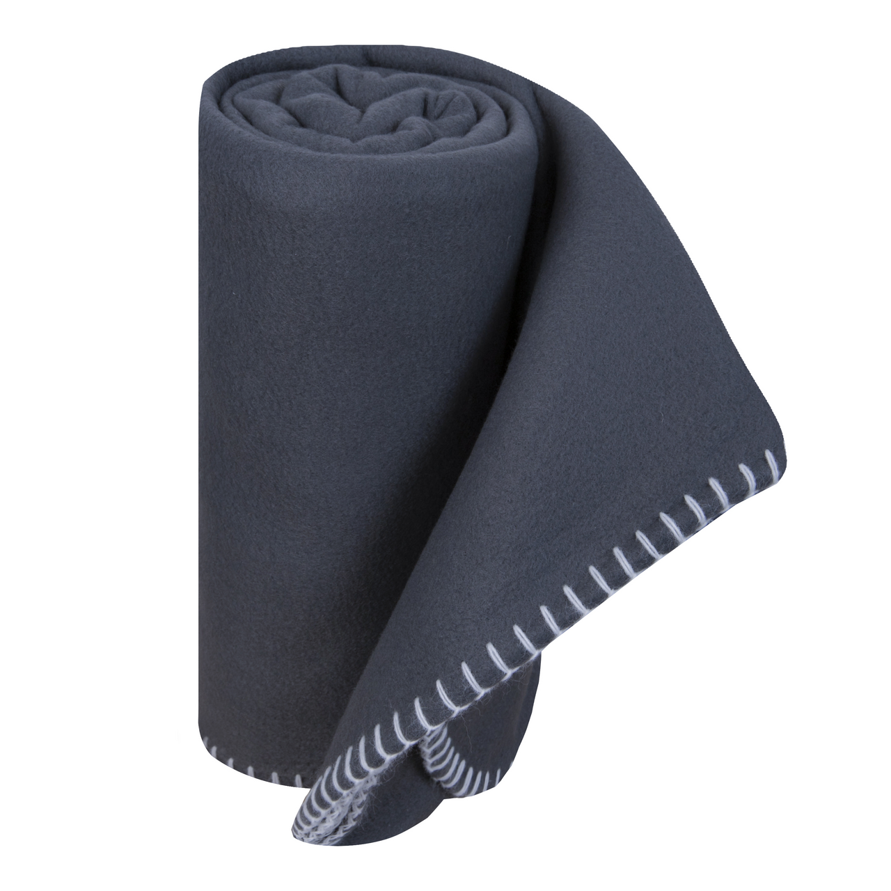 Tarrington House Плед флисовый темно-серый, 130 х 170см