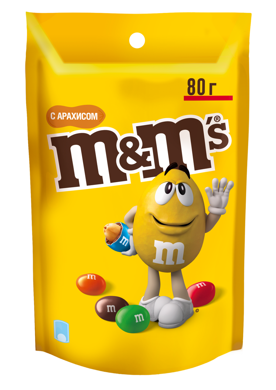 Драже с арахисом M&M'S 80г