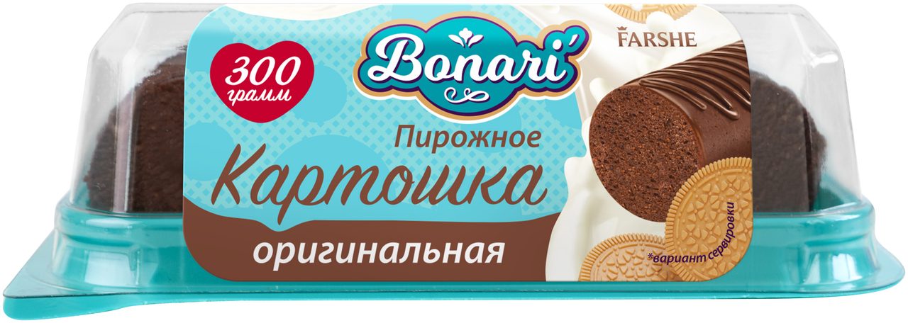 Пирожное Bonari картошка, 300г