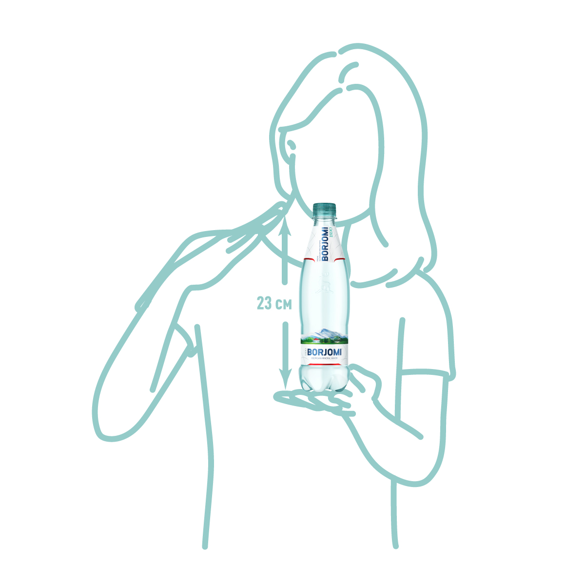 Вода Borjomi минеральная природная питьевая лечебно-столовая газированная 0,5л ПЭТ Вода Borjomi минеральная природная питьевая лечебно-столовая газированная 0,5л ПЭТ