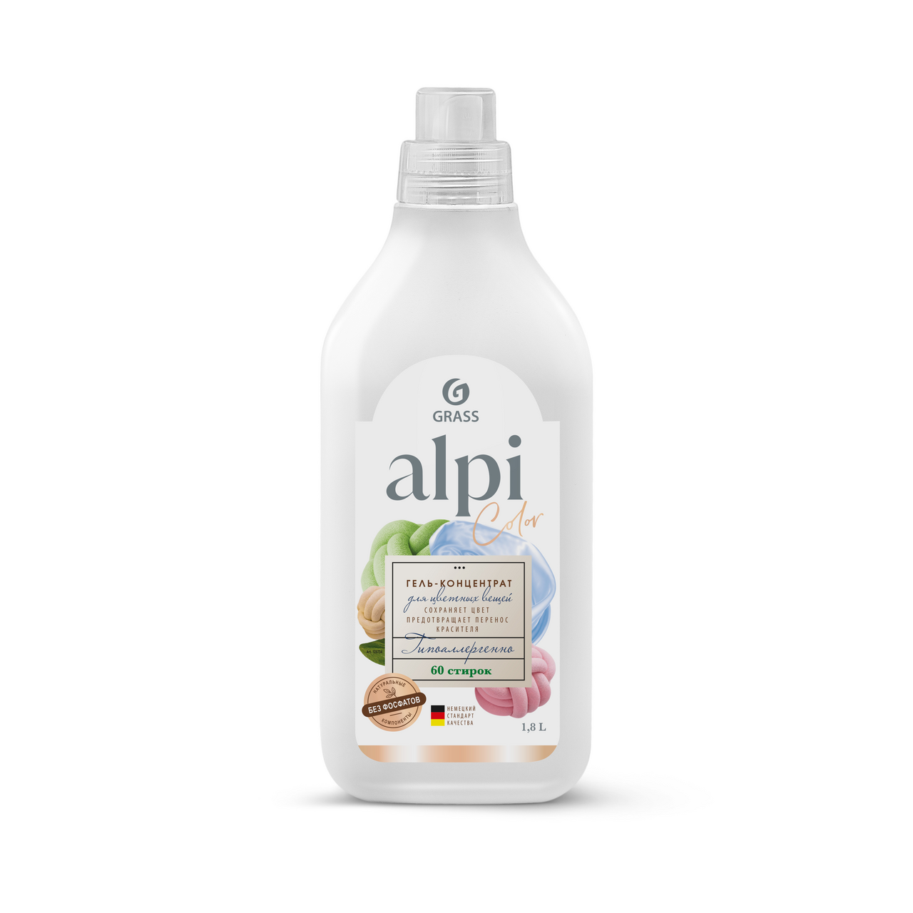 Гель-концентрат Grass Alpi для цветных вещей, 1.8л