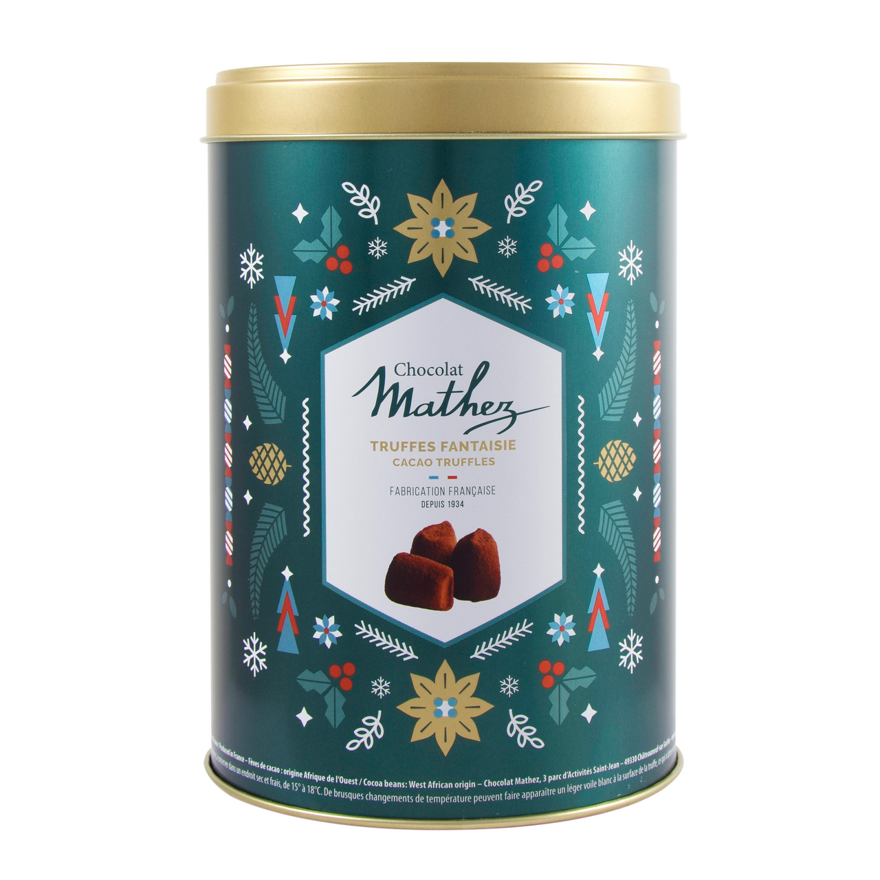 Конфеты Mathez Chocolate Christmas трюфель, 500г