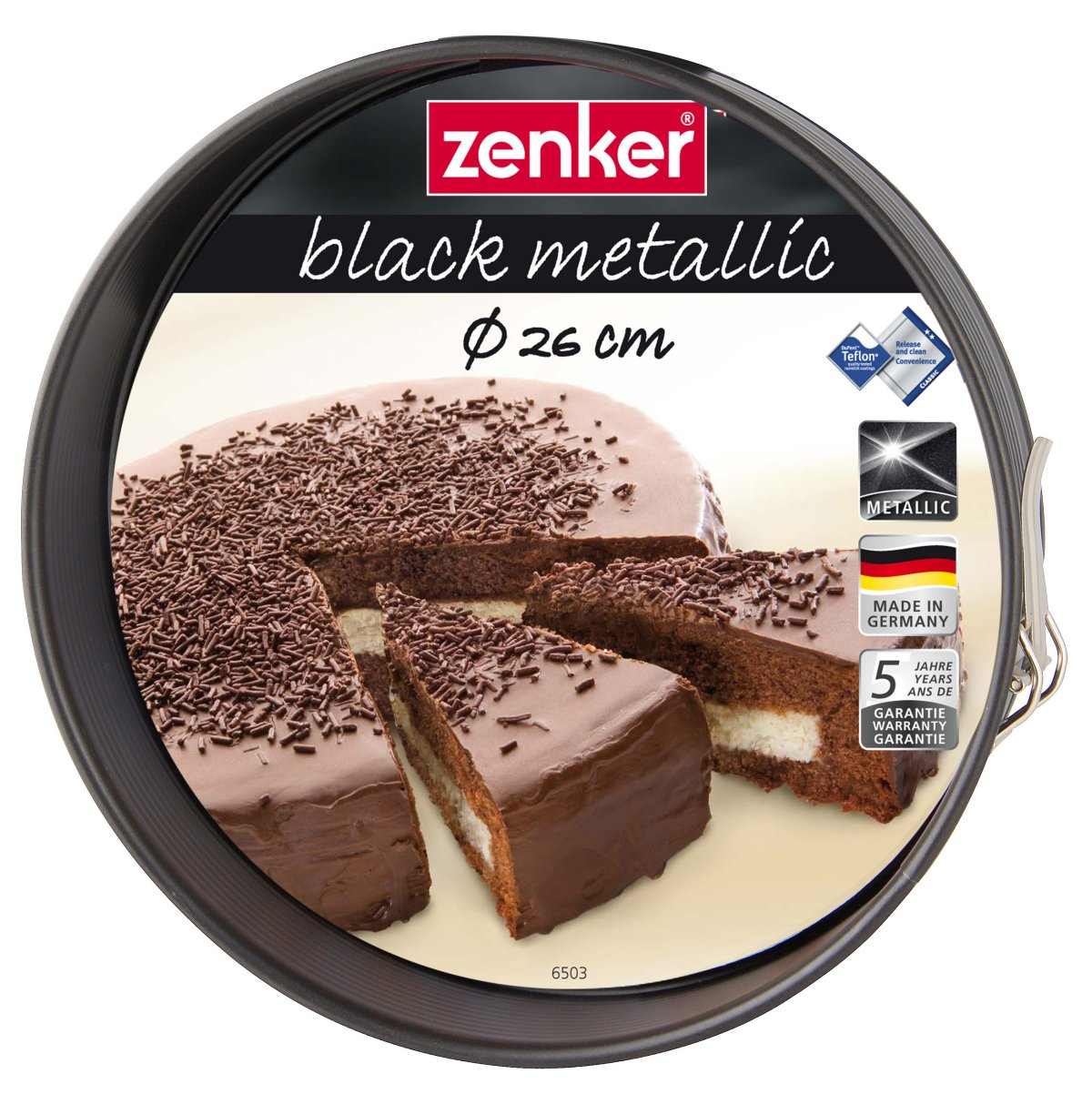 Форма для выпечки Zenker Black Metallic 26 см