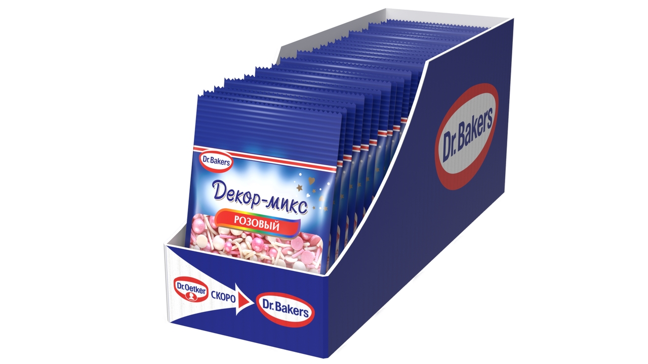10Г ДЕКОР-МИКС DR.BAKERS РОЗОВ