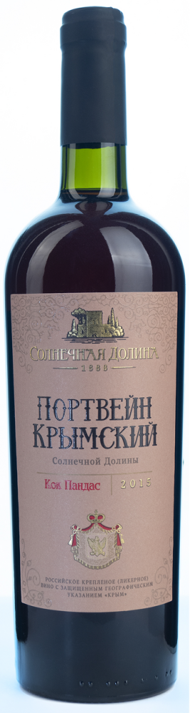 Вино ликерное Солнечная Долина Порто белое сладкое, 0.75л