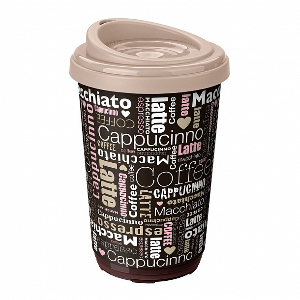 Термостакан для кофе с принтом 400 мл Phibo