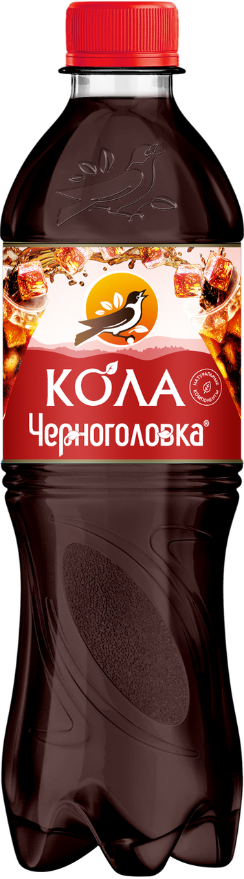 Напиток Черноголовка Кола сильногазированный, 500мл