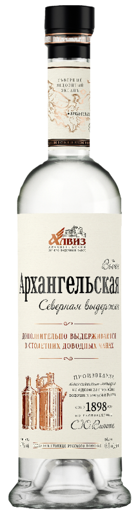 Водка Архангельская Северная выдержка, 0.5л