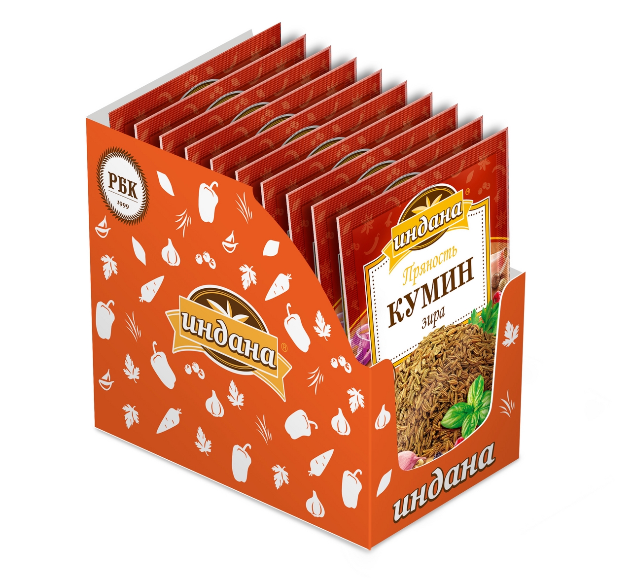 Приправа Индана кумин зира, 15г