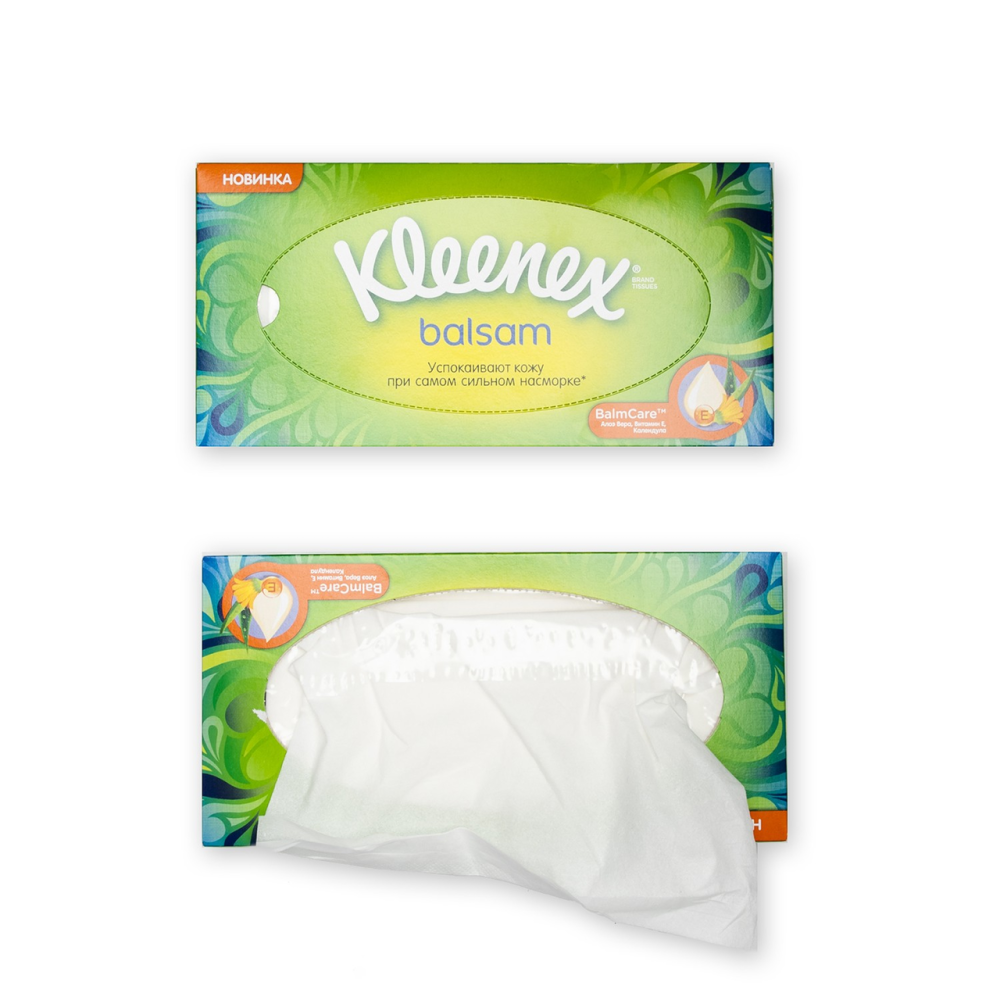 Салфетки Kleenex бумажные Balsam