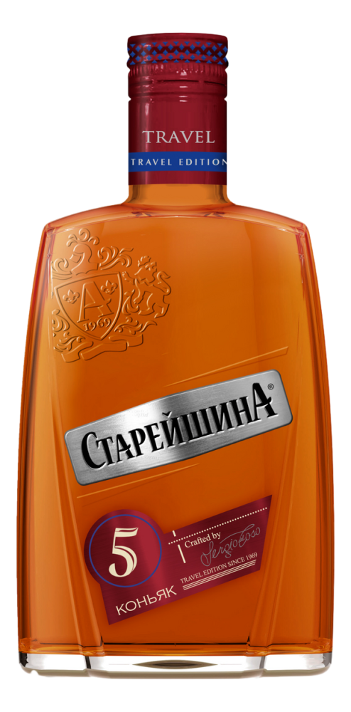 Коньяк Старейшина 5 лет, 0.25л