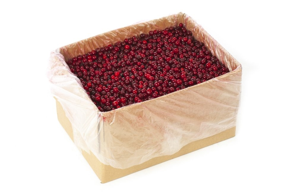 Клюква дикорастущая быстрозамороженная, 10кг