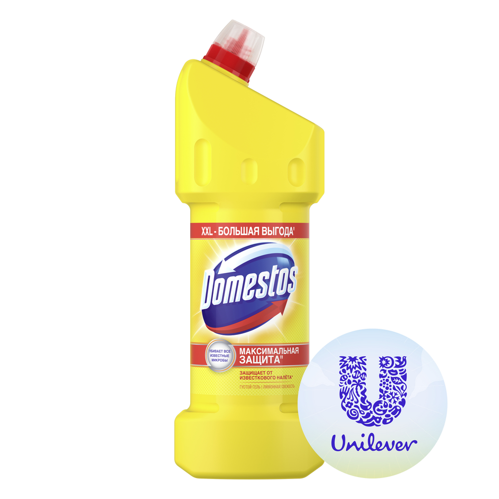 Средство чистящее для унитаза Domestos Лимонная свежесть 1.5 л