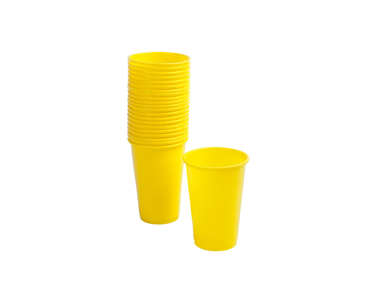 Стакан Metro Professional пластиковый желтый 200 мл