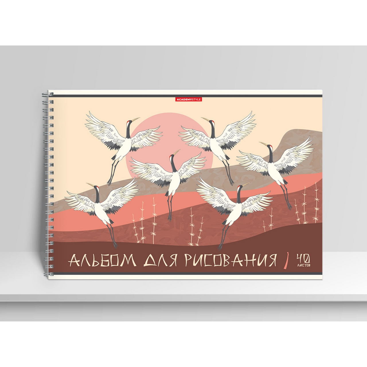 АЛЬБОМ A4/40Л/100Г СПИР AS