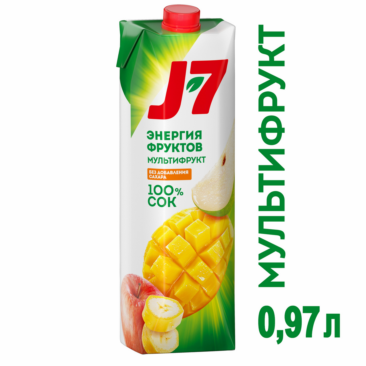 Сок J7 Мультифрукт с мякотью 0.97 л