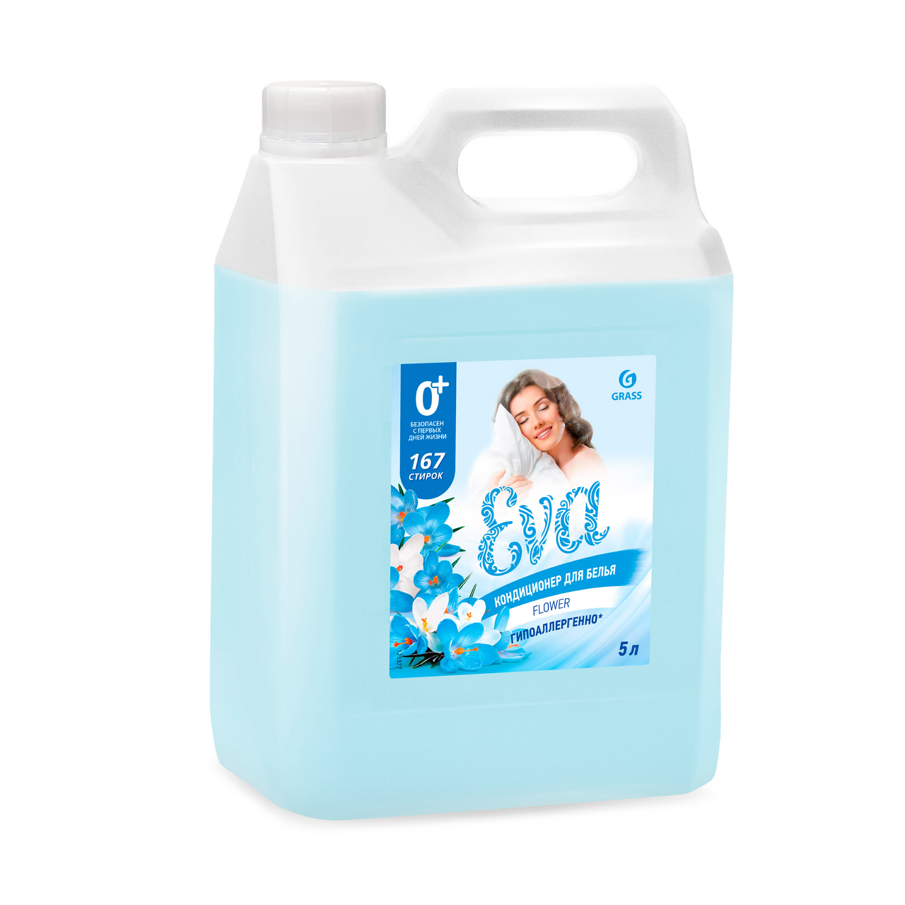 Кондиционер для белья Grass Eva Flower, 5кг