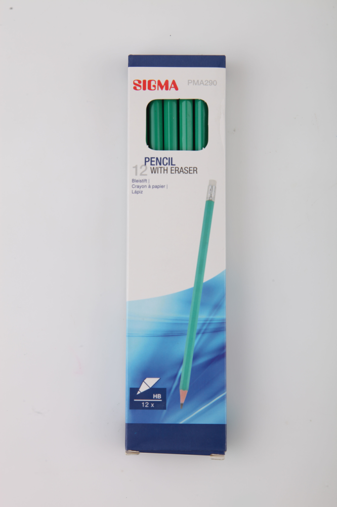 Карандаши пластиковые HB SIGMA, 12 шт.