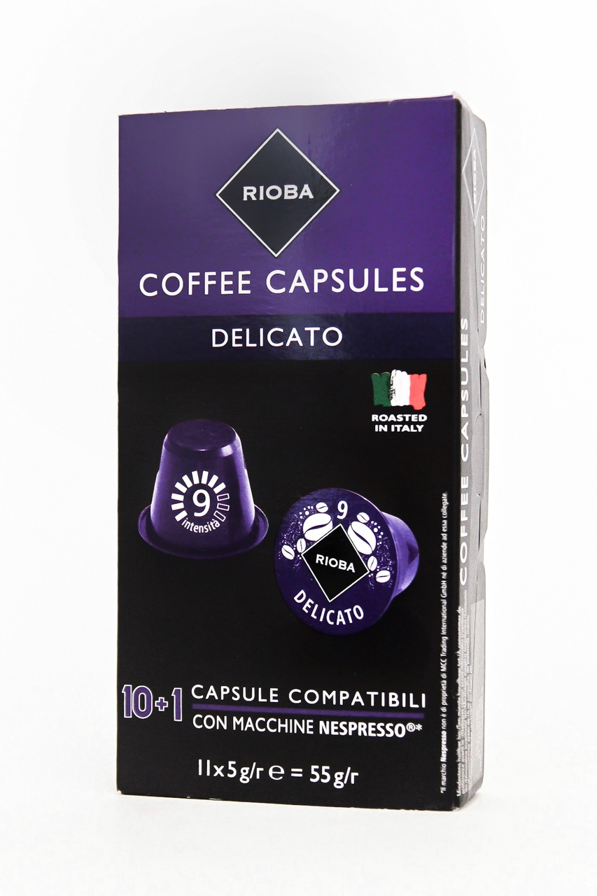 Капсулы RIOBA Delicato, 10 х 5 г