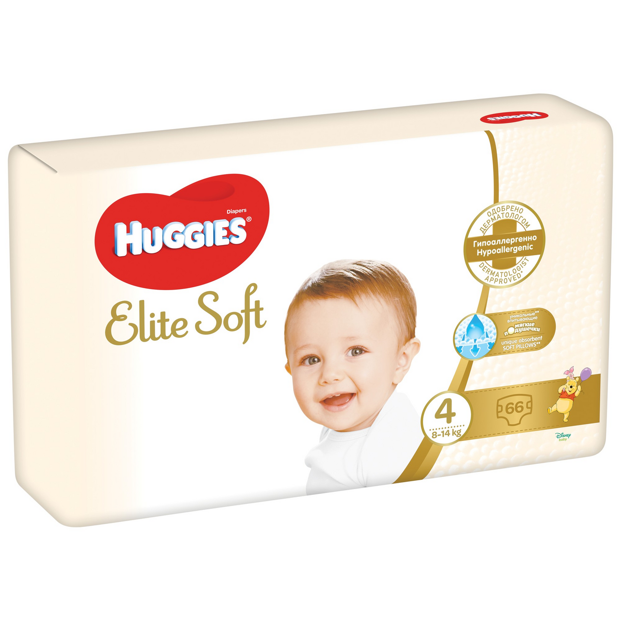 Huggies подгузники Elite Soft 4 (8-14 кг)