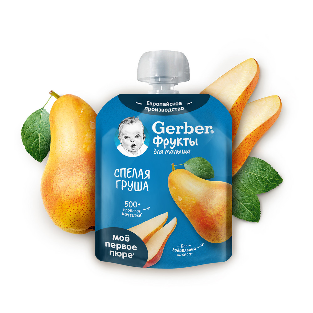 Пюре Gerber Спелая груша, 90г