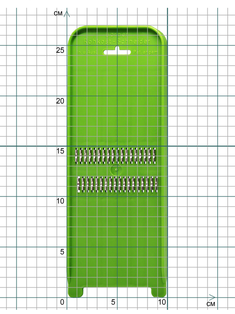 Терка Borner Роко Классика салатовая