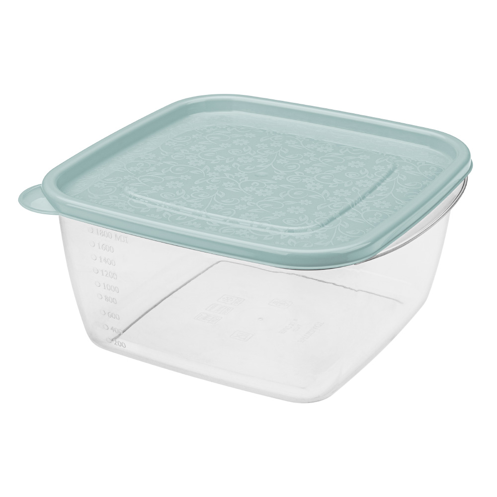 Контейнер Phibo Арт-Декор 2,1 л светло-зелёный