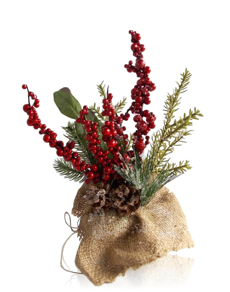 Композиция новогодняя, 30 см