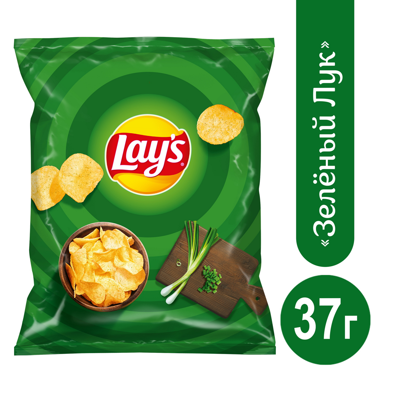 Чипсы Lay's Зеленый лук, 37г