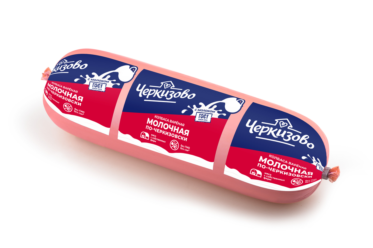 Колбаса молочная Черкизово по-черкизовски вареная, ~1кг