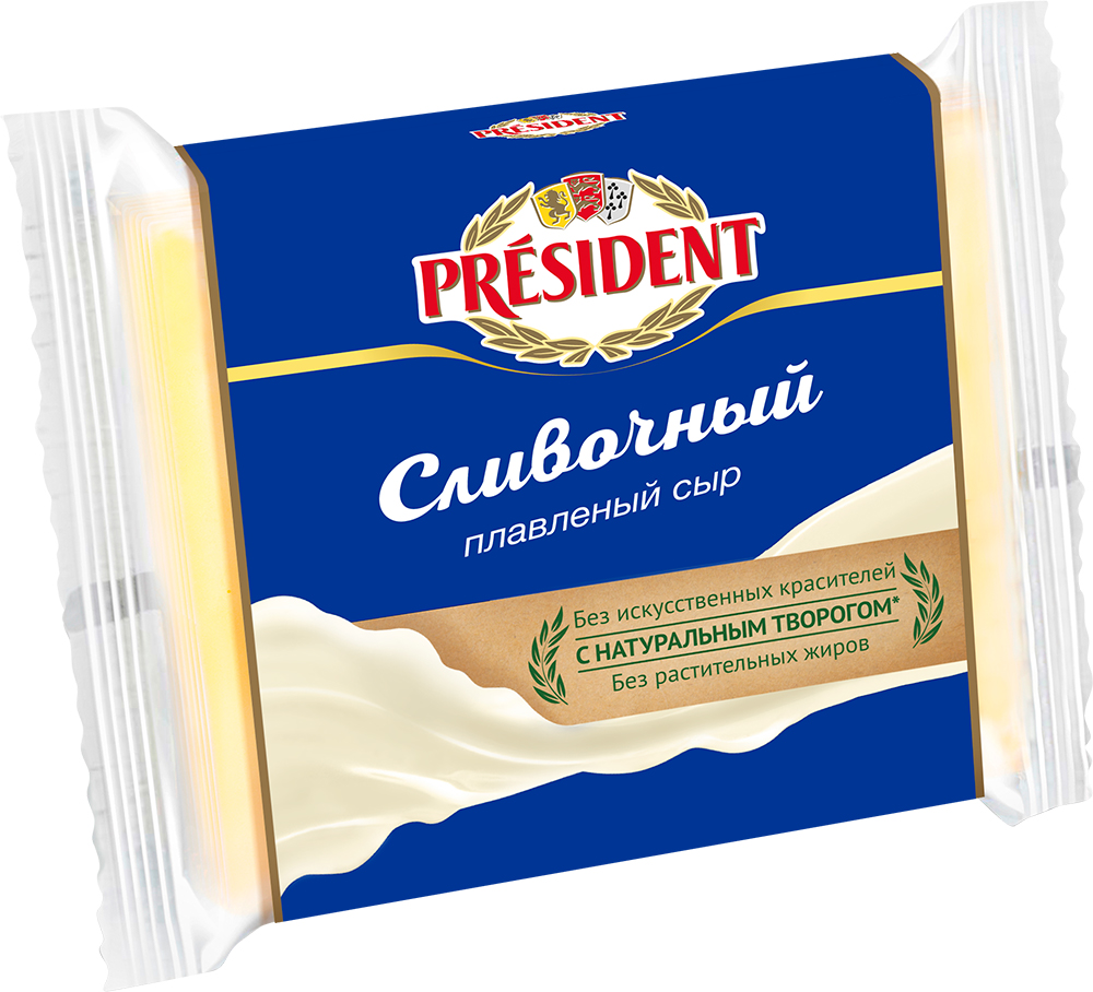 Плавленый сыр President Сливочный 40% 300 г