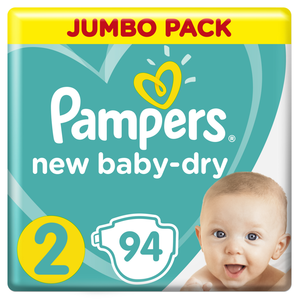 Подгузники Pampers New baby mini 2 (4-8 кг, 94 штуки)