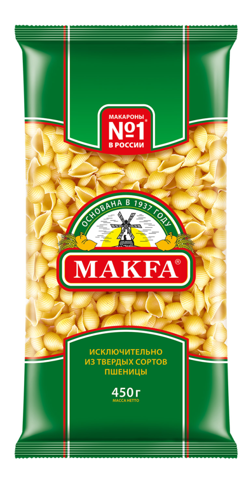 Макаронные изделия Makfa Ракушки 400 г