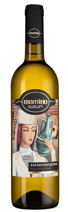 Вино Алазанская Долина Mamiko белое полусладкое, 0.75л
