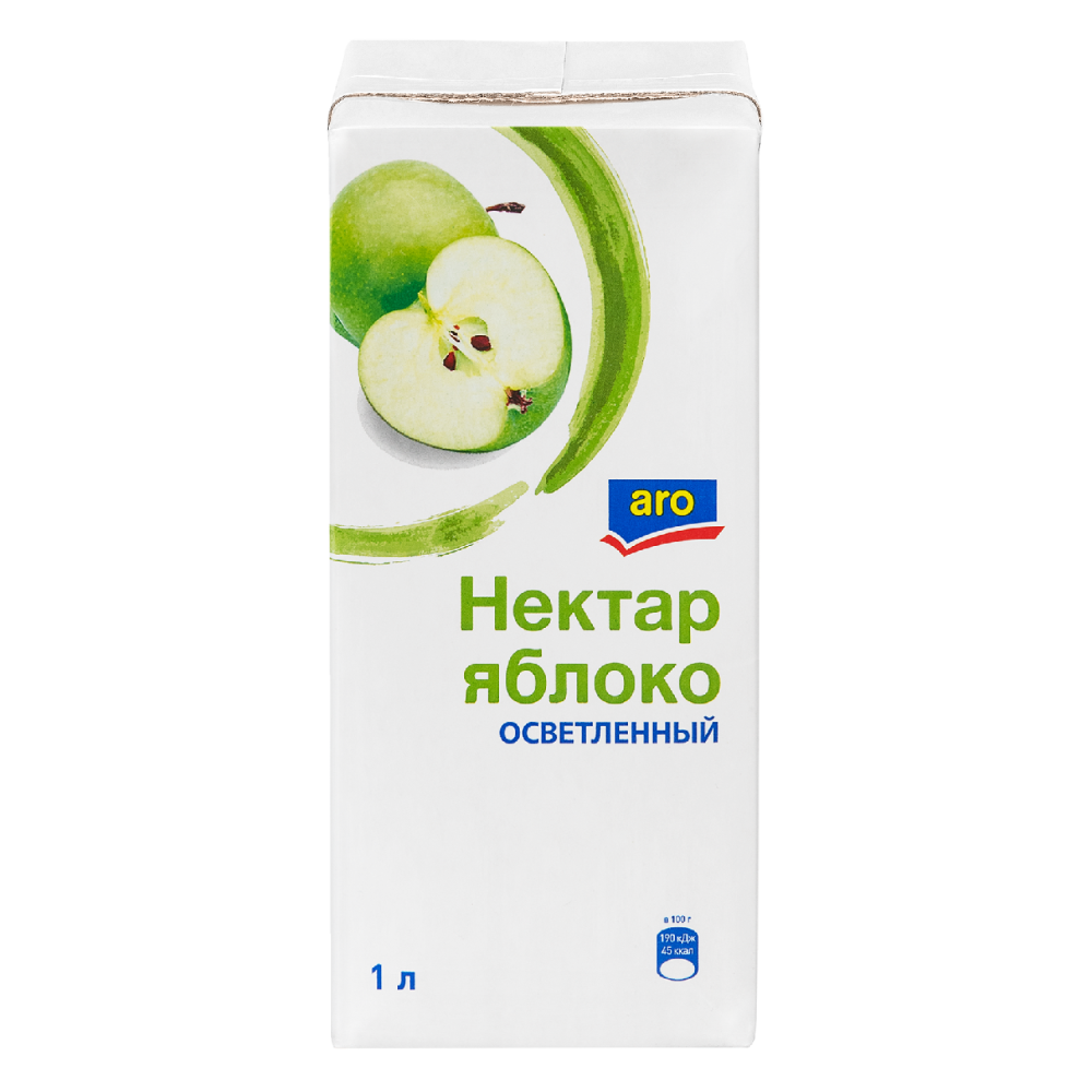 aro Нектар яблоко осветленный, 1л